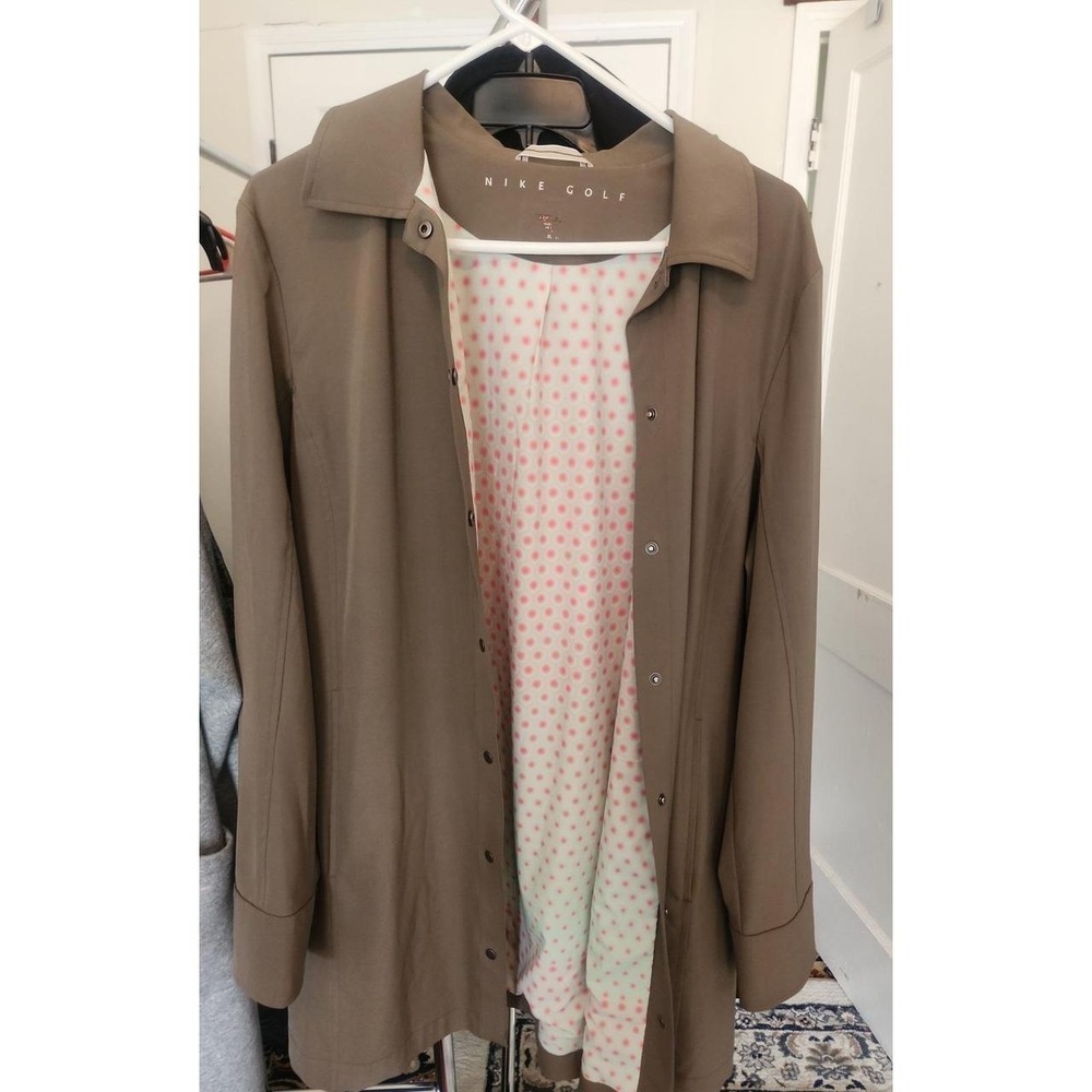 Nike womens golf all weather coat 33' long size L